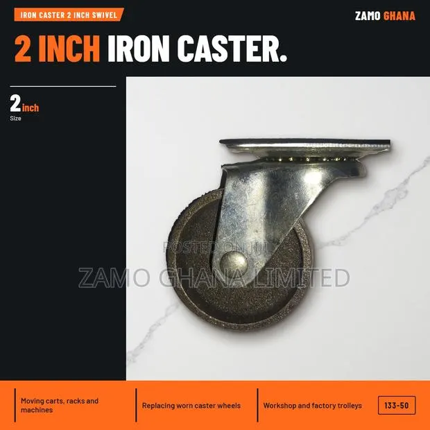 Iron Caster 2 Inch Swivel - 133-50 · Photo 1