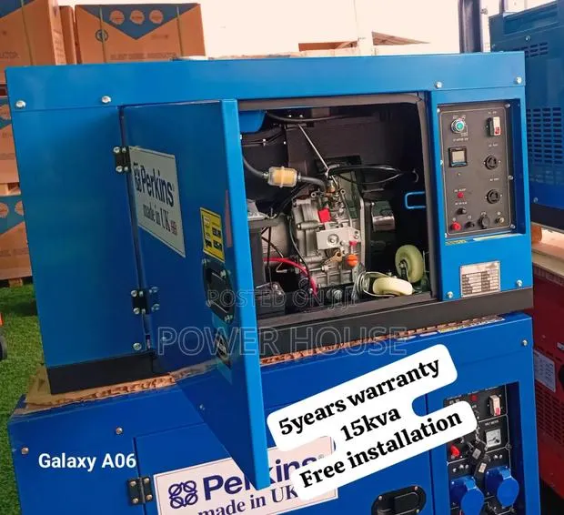 Authentic Blue Diesel Generator · Photo 1