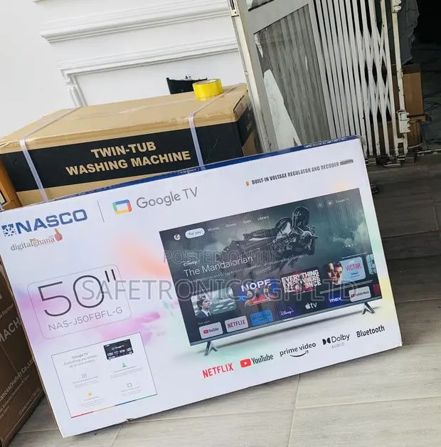 Newly Bulky • Smart Uhd Android 50 Inch Frameless Led Nasco TV · Photo 1