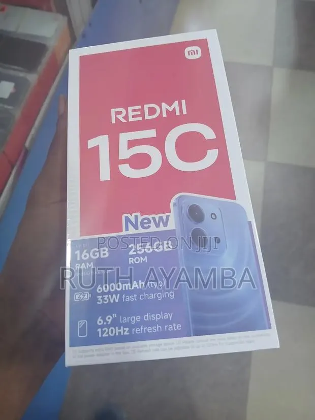 New Xiaomi Redmi 15C 4G 256 GB Black · Photo 1