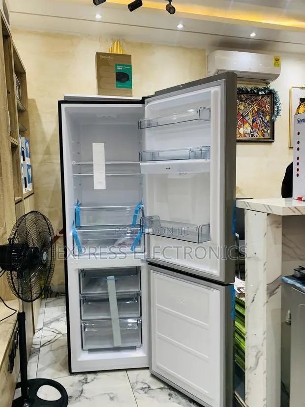 Best Buy for Less 311l Double Door Fridge Lafacy Blavk Mirror Finish · Photo 1