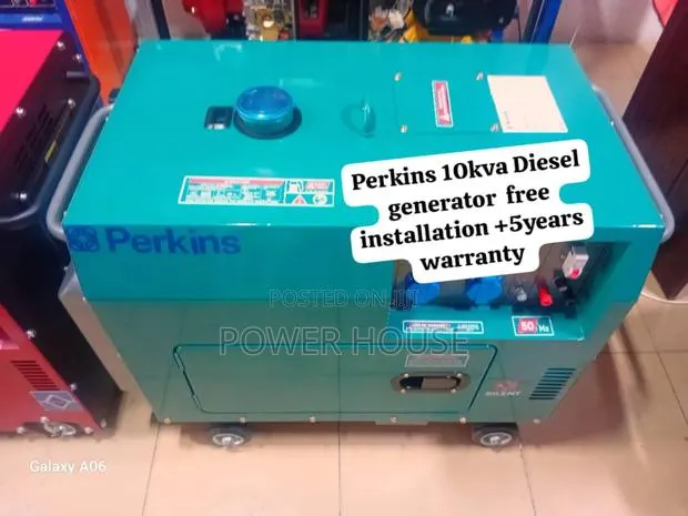 Power Burst Perkins Diesel Generator 10kva Silent · Photo 1