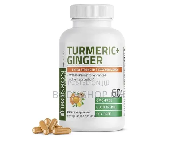 Bronson Turmeric + Ginger Extra Strength for Joint Health Digestion · Photo 1