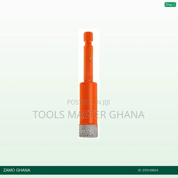 Electro Plated Drill 50/60mesh 6mm Orange Ref.120418-001 - Epd-5060-6 · Photo 1