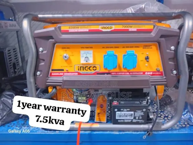 Luminahpoenx Ingco Petrol Generator 7.5kva 8500watts · Photo 1