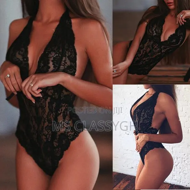 Women Girl Tempting Sexy Lace Cups Backless One-Piece Linger · Photo 1