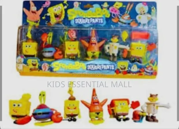 Sponge Bob Square Pant Action Figures Set for Kids · Photo 1
