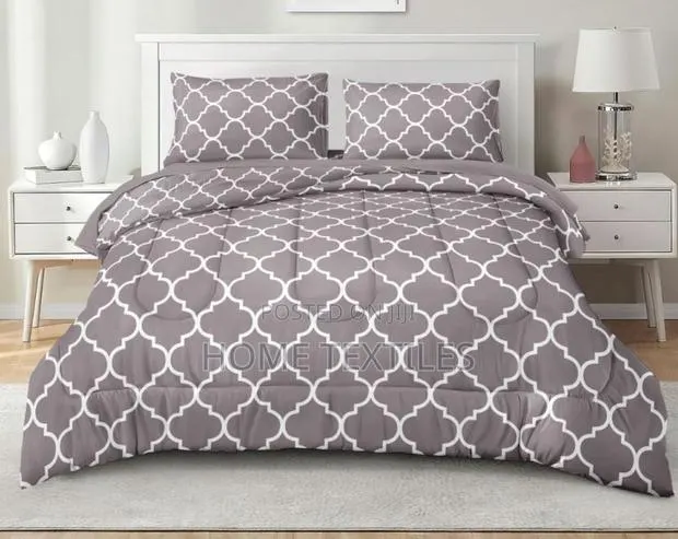 7 Pieces Cotton Filled Duvet Sets for Double and Queen Size · Photo 1