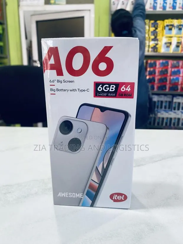 New Itel A06 64 GB Black · Photo 1