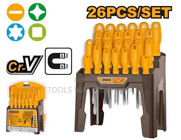 26 Pcs Screwdriver Set - Hksd2658 · Photo 1