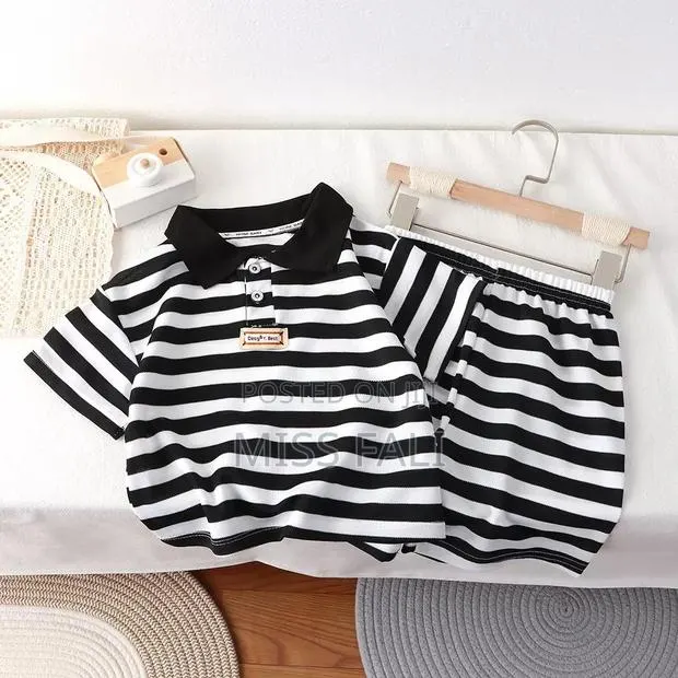 Classic Stripe Boys’ Set. 9-11Years · Photo 2