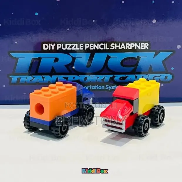 Up Top Ut-605 Diy Puzzle Pencil Sharpener (Truck Transport Cargo)-1pc · Photo 2