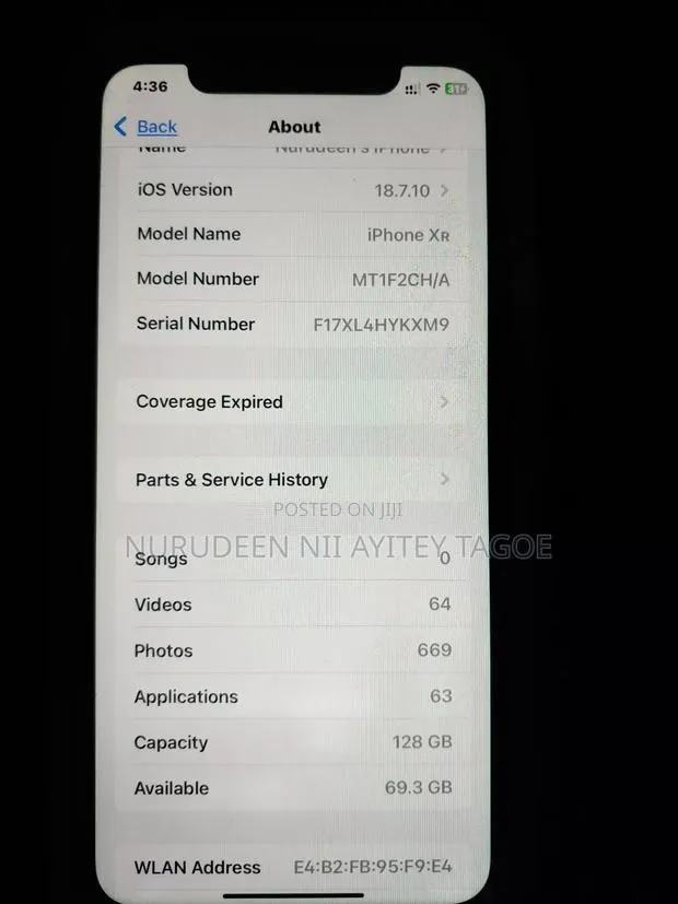 Apple iPhone XR 128 GB Pink · Photo 1