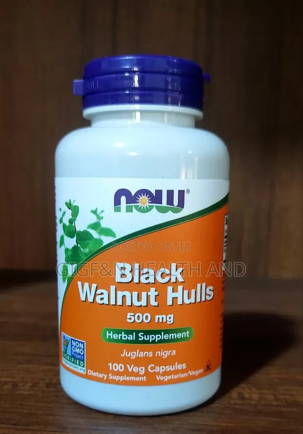 Black Walnut Hull, 500 Mg 100 Veg Capsules · Photo 1