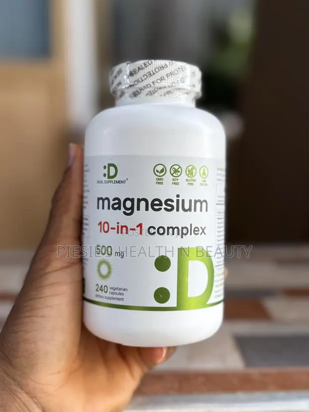 Deal Supplements Magnesium Complex 500mg,– 10-in-1, 240 Capsules · Photo 1