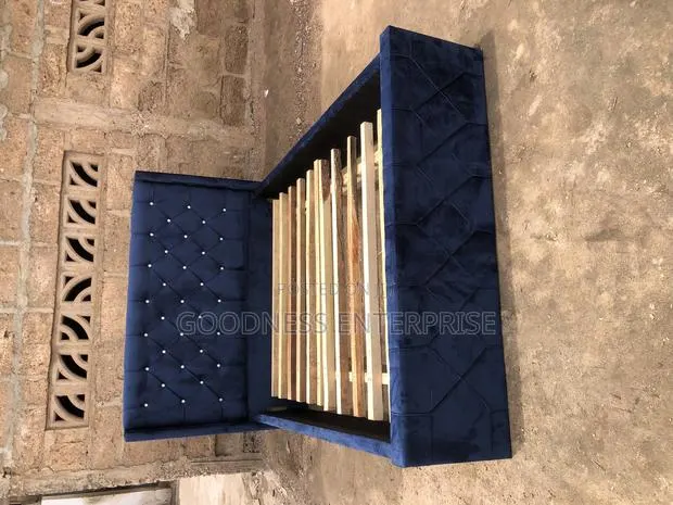 Blue Fabric 60/80 Bed Frame · Photo 1