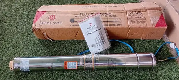 0.75hp- Electric Pump Ecoolmax 0.75hp Stainless Borehole Pump · Photo 1