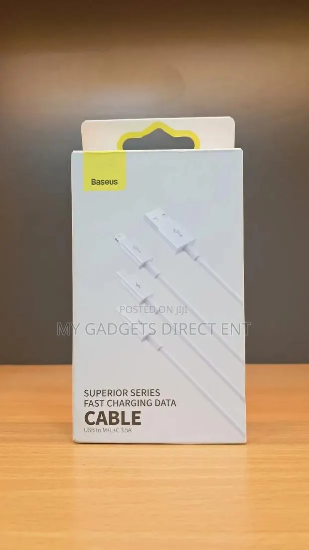Baseus Fast Charging Data Cable 3 in 1 · Photo 1
