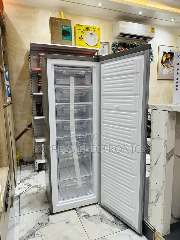 Shop From Us the New Upright Freezer Single Grey Door Nasd1-33 · Photo 1