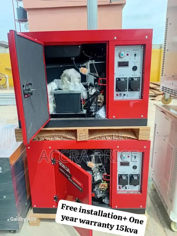Well Circuited Honda Diesel Generator 15kva Rated Diesel · Photo 1