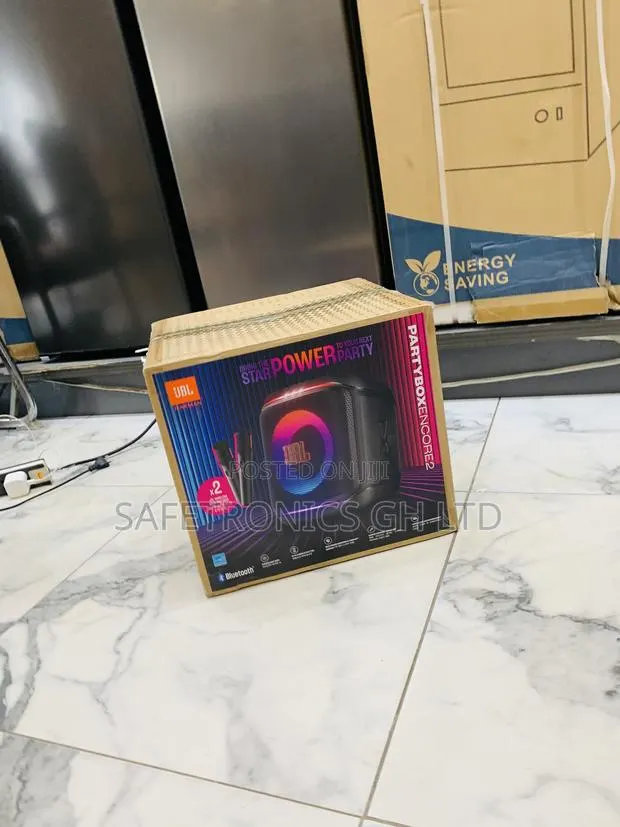 Neatly Sealed JBL PartyBox Encore Essential 2 Portable Speaker Mic · Photo 1