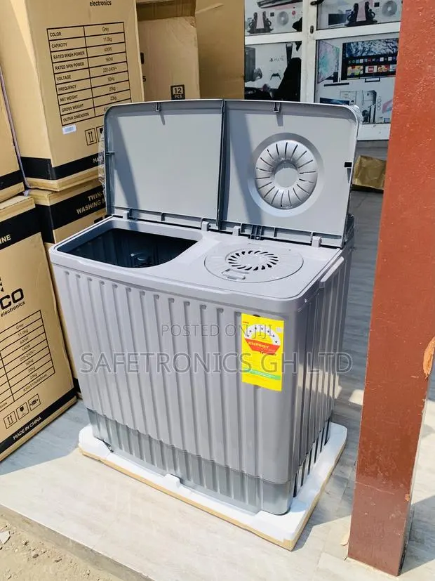 Lastest Grey Nasco 11KG Twin Tub Washing Machine NAS-11-TW · Photo 1