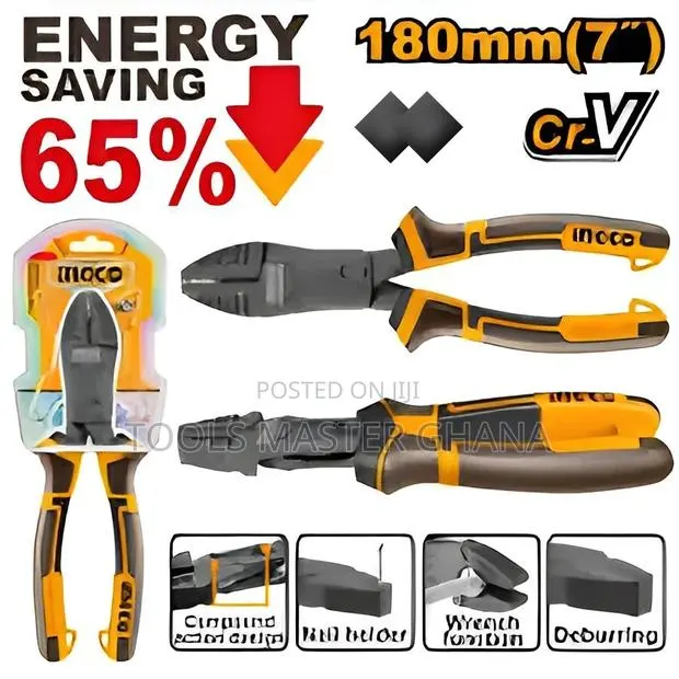 Compound Action Combination Pliers - Hccp58180 · Photo 1