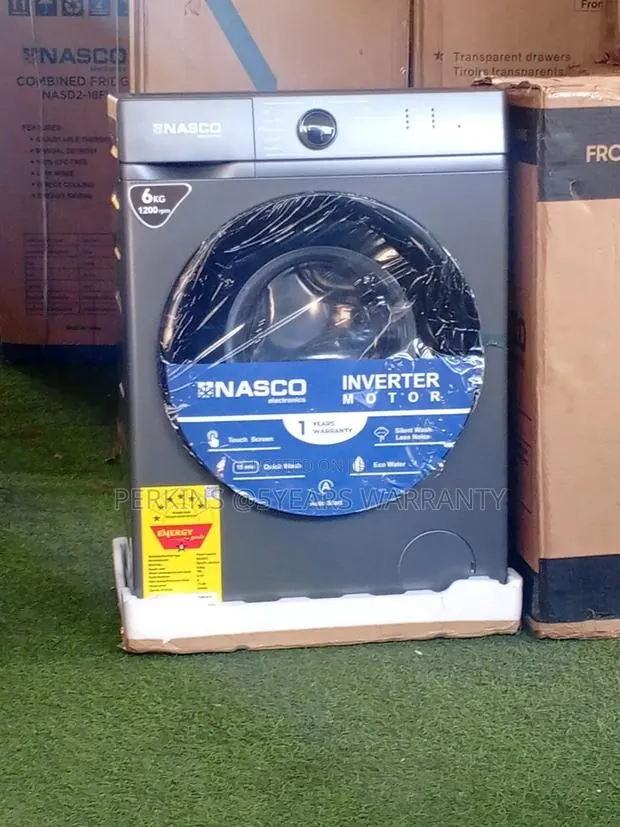 Nasco 6kg Front Load Washing Machine – Quiet Durable · Photo 1