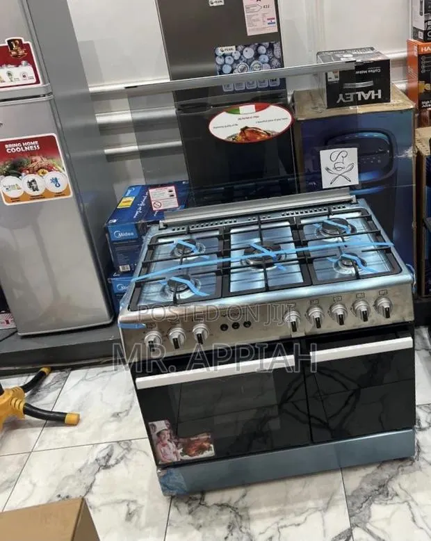 Super Quality Mideatech 5 Gs Burner W/Oven(Auto Rotisserie) Gray · Photo 1