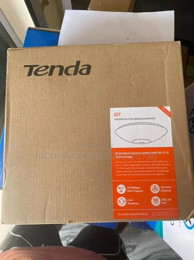 Tenda Ax3000 Wifi 6 Ceiling Access Point · Photo 1