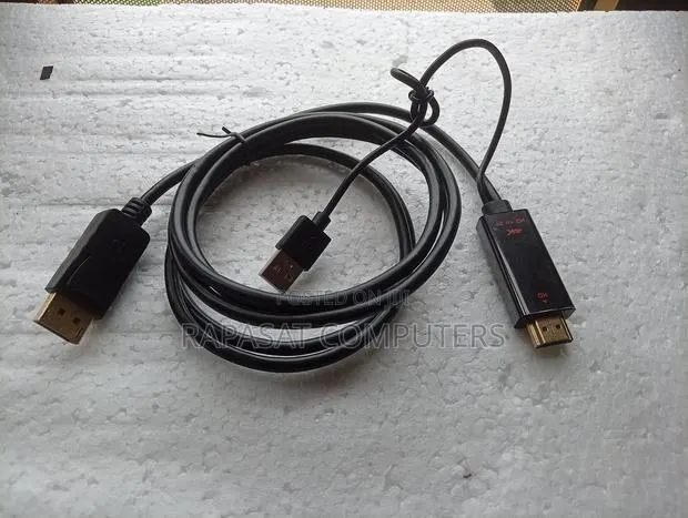 Hdmi Male to Dp Male With USB Power · Photo 1