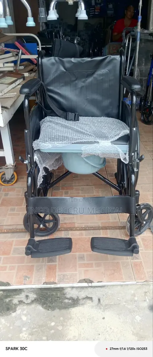 Commode Wheelchair (Strong and Portable) · Photo 1