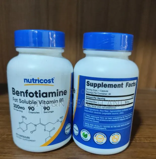 Benfotiamine (Vit.B1), 300mg, 90 Capsules ( Support Blood Sugar) · Photo 1