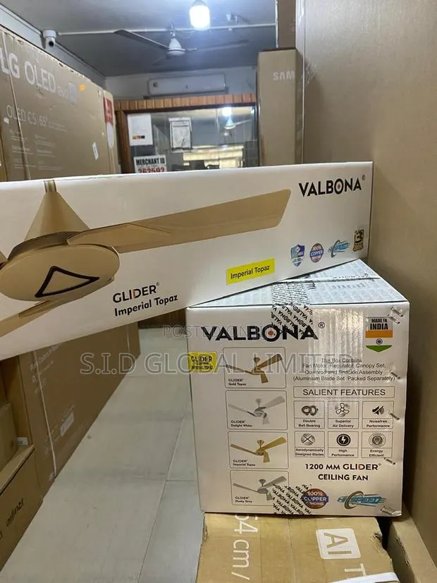 CEILING FAN VALBONA GLIDER 1200 Where Air Meets Elegance · Photo 1