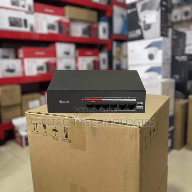 Hikvision Ns-0106mp-35
4 Port Fast Ethernet Unmanaged Poe Switch · Photo 1
