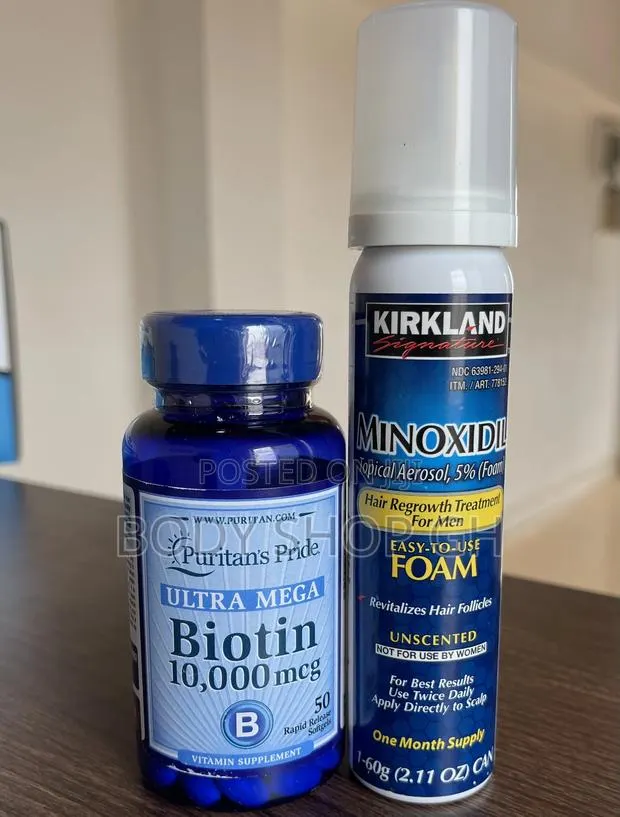 Kirkland Minoxidil Foam + Biotin for Hair and Beard Growth · Photo 1