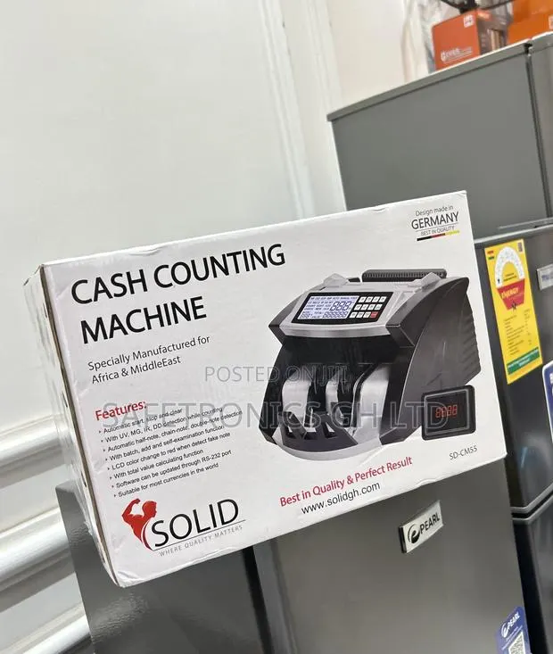 Super Original Soild Cash Counting Machine Black (Sd-Cm55) · Photo 1