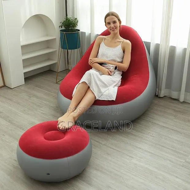 Original Inflatable Leisure Bean Bag Sofa Lazy Sofa 2 Set · Photo 1