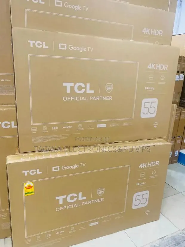 Thin - Frameless - 55-Inch Smart TCL Tv · Photo 1
