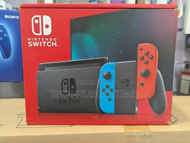 Nintendo - Switch 32gb Console - Neon Red/Neon Blue Joy-Con · Photo 1