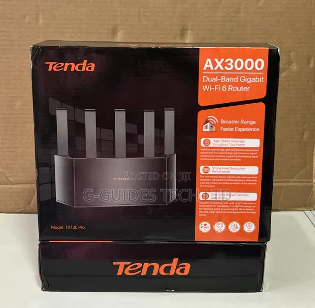 Tenda TX12L Pro AX3000 Dual-Band Gigabit Wi-Fi 6 Router · Photo 1