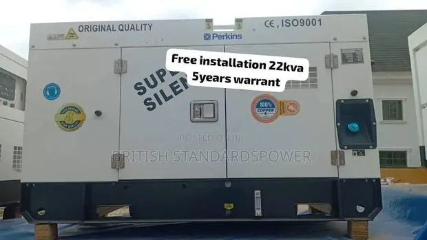 Brand New Perkins 22KVA Silent Generator 22kva · Photo 1