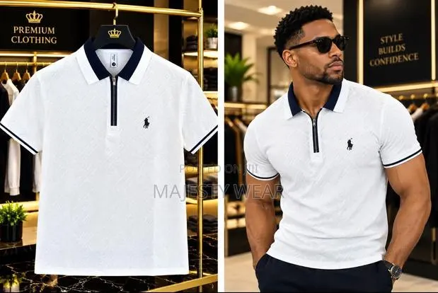 Zip Cotton Quality Shirt for Men · Photo 1