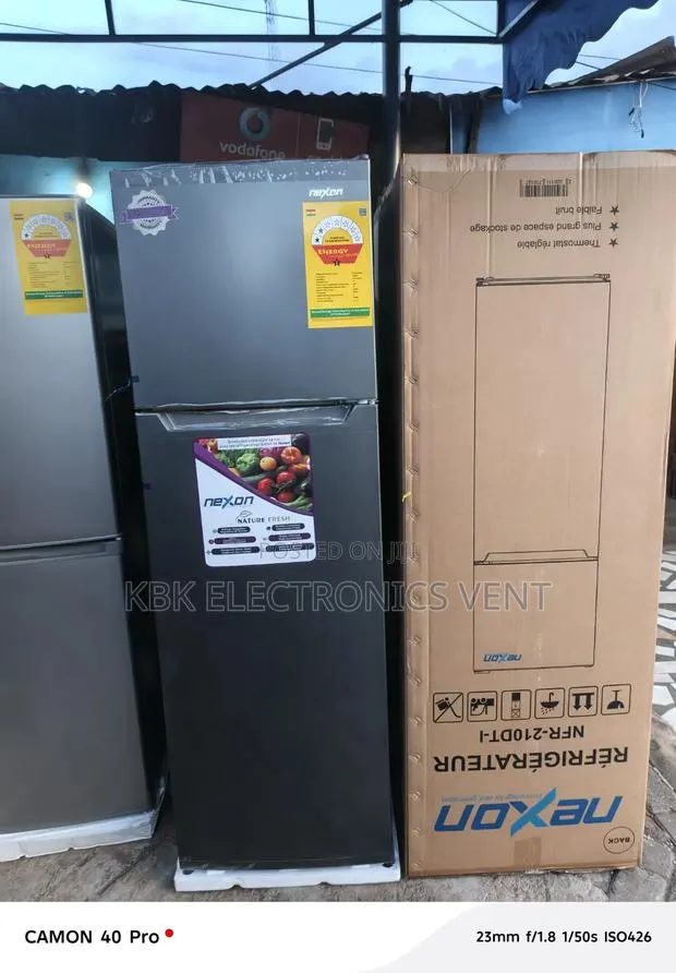 Nexon 168liter Double Door Fridge Top Mounted Freezer · Photo 1