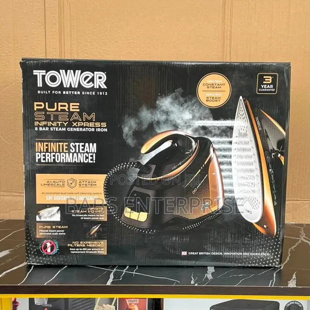 Tower Pure Steam Infinity Xpress 8 Bar Steam Generator Iron 3000W · Photo 1