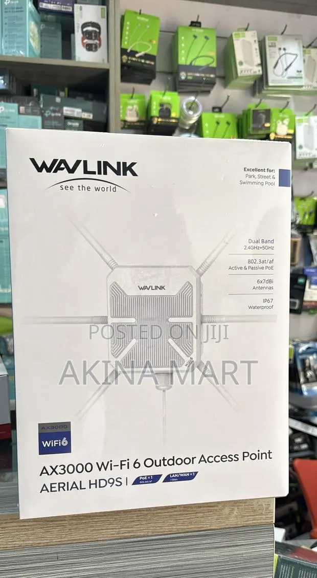 Wavelink Wi-Fi6 AX3000 Outdoor Access Point Wifi 6 Aerial HD9S · Photo 1