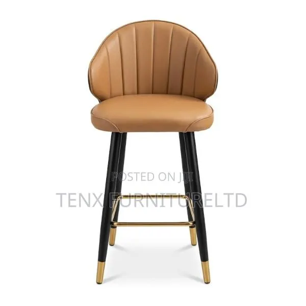 Bar Stool (Golden Legs and Footrest) · Photo 1
