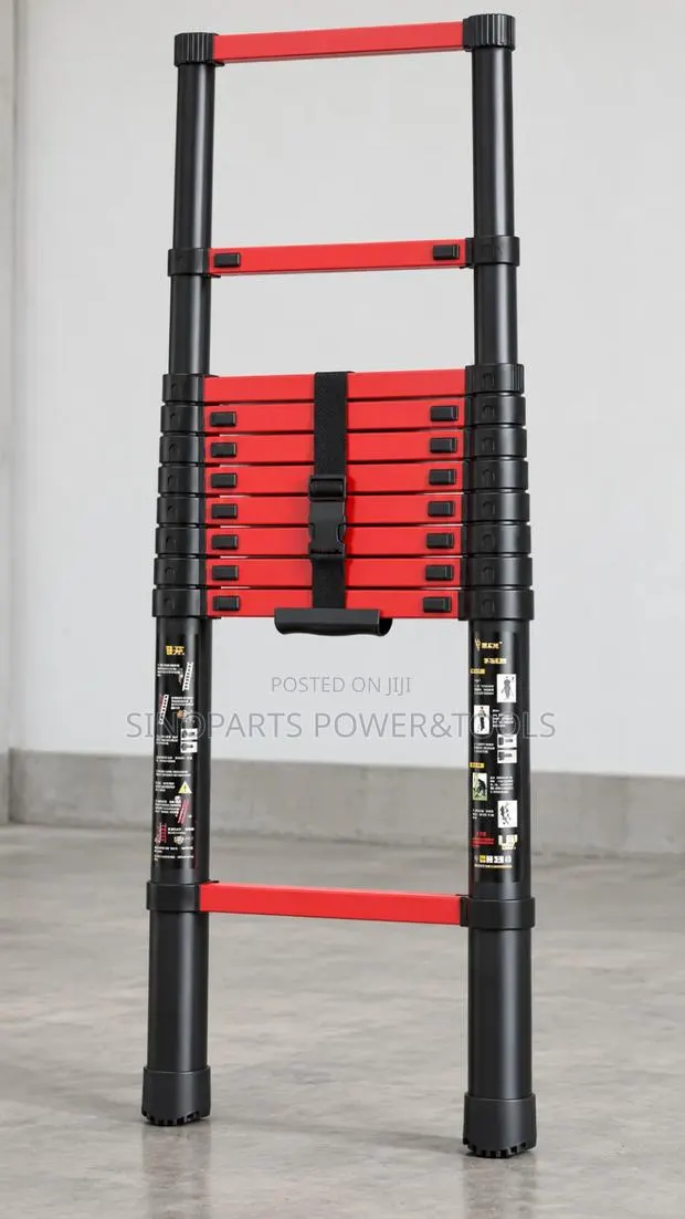 Heavy Duty Telescopic Ladder 150kg Foldable Extension Ladder