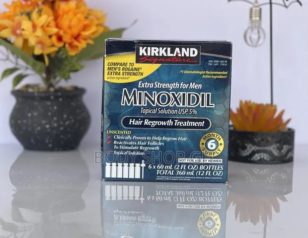 UNDILUTED KIRKLAND MINOXIDIL 5% / FULL BOX /6 Bottles + Drop · Photo 1