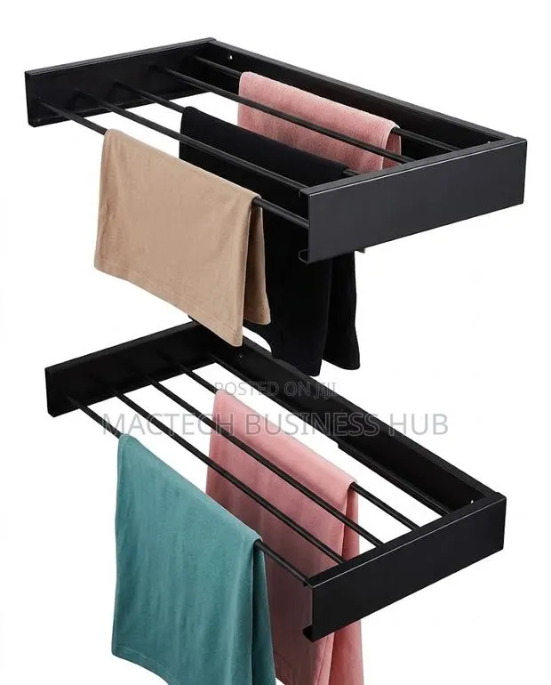 Wall-Mounted Collapsible Drying Rack · Photo 1